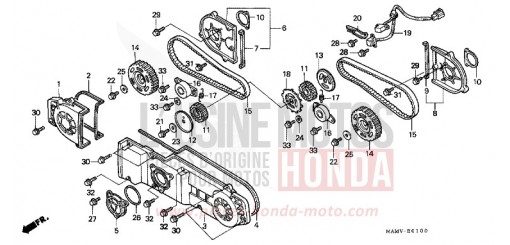 ABDECKUNG, VORNE GL1500SEX de 1999